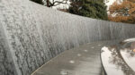 Inner wall of Höweler + Yoon’s Memorial to Enslaved Laborers at the University of Virginia Charlottesville (photograph by Meejin Yoon)