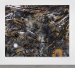 Julie Mehretu, See Gold, Cry Black, 2019, ink and acrylic on canvas, 96 x 120 in. (artwork © Julie Mehretu; photograph by Cathy Carver)