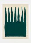Adelaide Cioni, Ab ovo. Green palm, 2020, lana cucita su tela, 158x118 cm. Photo C. Favero. Courtesy l'artista & P420, Bologna