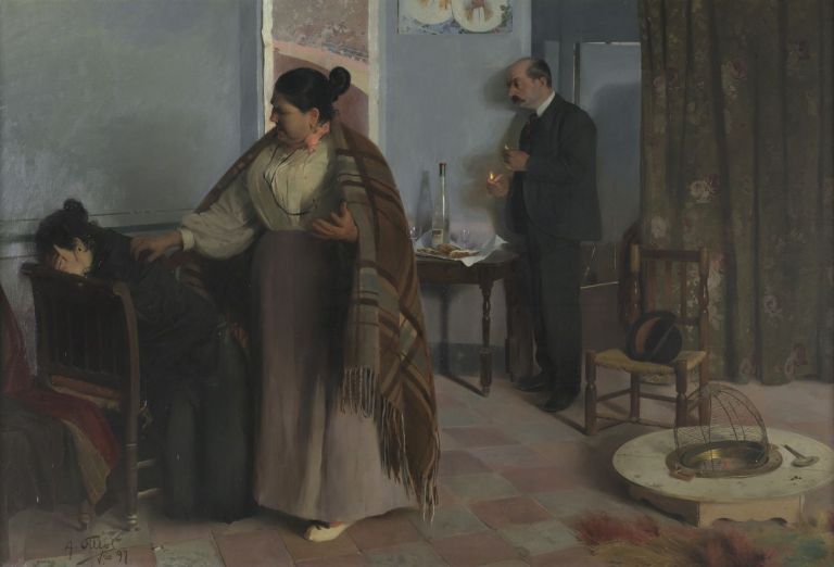 Antonio Fillol Granell, La bestia humana, 1897. Madrid, Museo Nacional del Prado