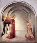 Beato Angelico, Annunciazione della cella 3, 1438 40. Convento di San Marco, Firenze