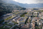 Bellinzona, veduta aerea - Render credits: Città di Bellinzona