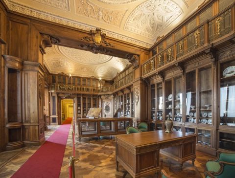 Biblioteca Reale, Appartamenti Reali, Foto di Mario Donadoni, ©Archivio Consorzio Villa Reale e Parco di Monza