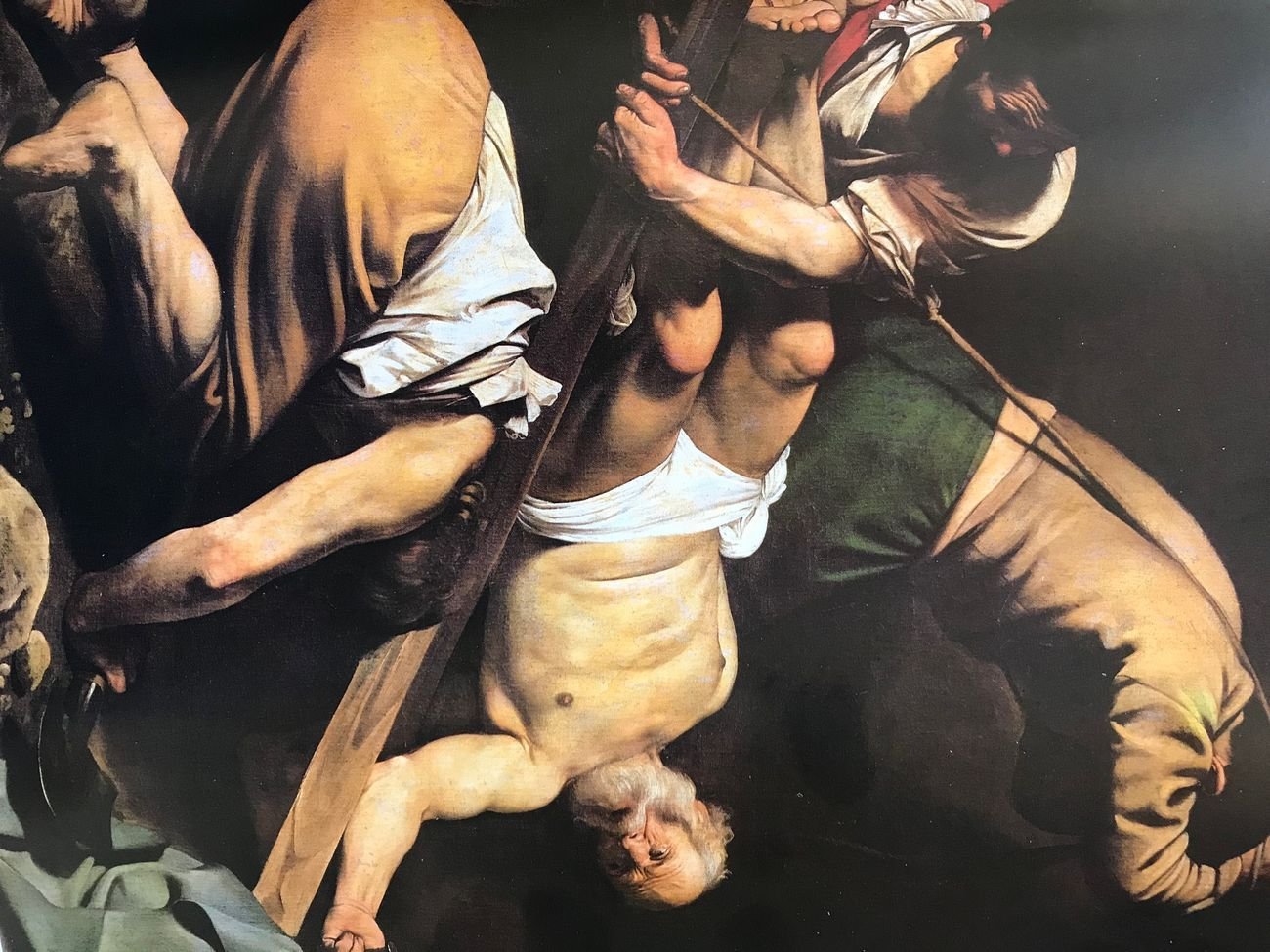 Caravaggio, Crocifissione di San Pietro, 1600 01. Santa Maria del Popolo, Roma