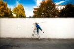 Caroline Derveaux al lavoro ph. Fabrizio Borelli