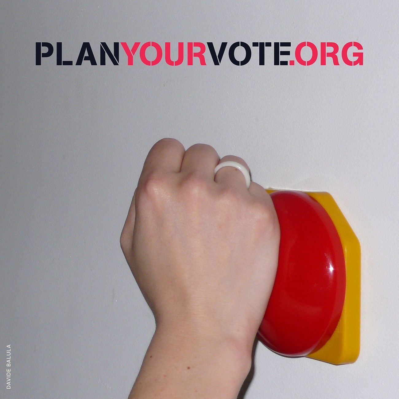 Davide Balula per la campagna Plan Your Vote