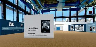 Exposition virtuelle Miró, screenshot, #ExpoMiroVR, giugno 2020 © WAOlab Centre Pompidou, Parigi