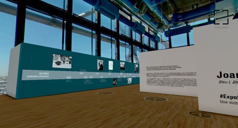 Exposition virtuelle Miró, screenshot, #ExpoMiroVR, giugno 2020 © WAOlab Centre Pompidou, Parigi