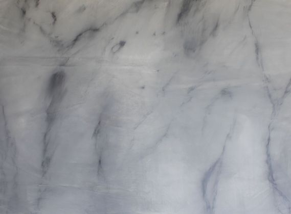 False Carrara Marble, 2017, acrilico e pigmento compresso su carta, cm 150x200