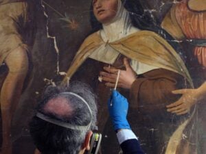 La Transverberazione di Santa Teresa di Domenico Udine Nani. Racconto di un restauro