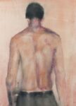 Francesco Cuna, Pongo la verità è una schiena 4, 2020, acquerello su carta montata su tavola, 23,5x32,5 cm