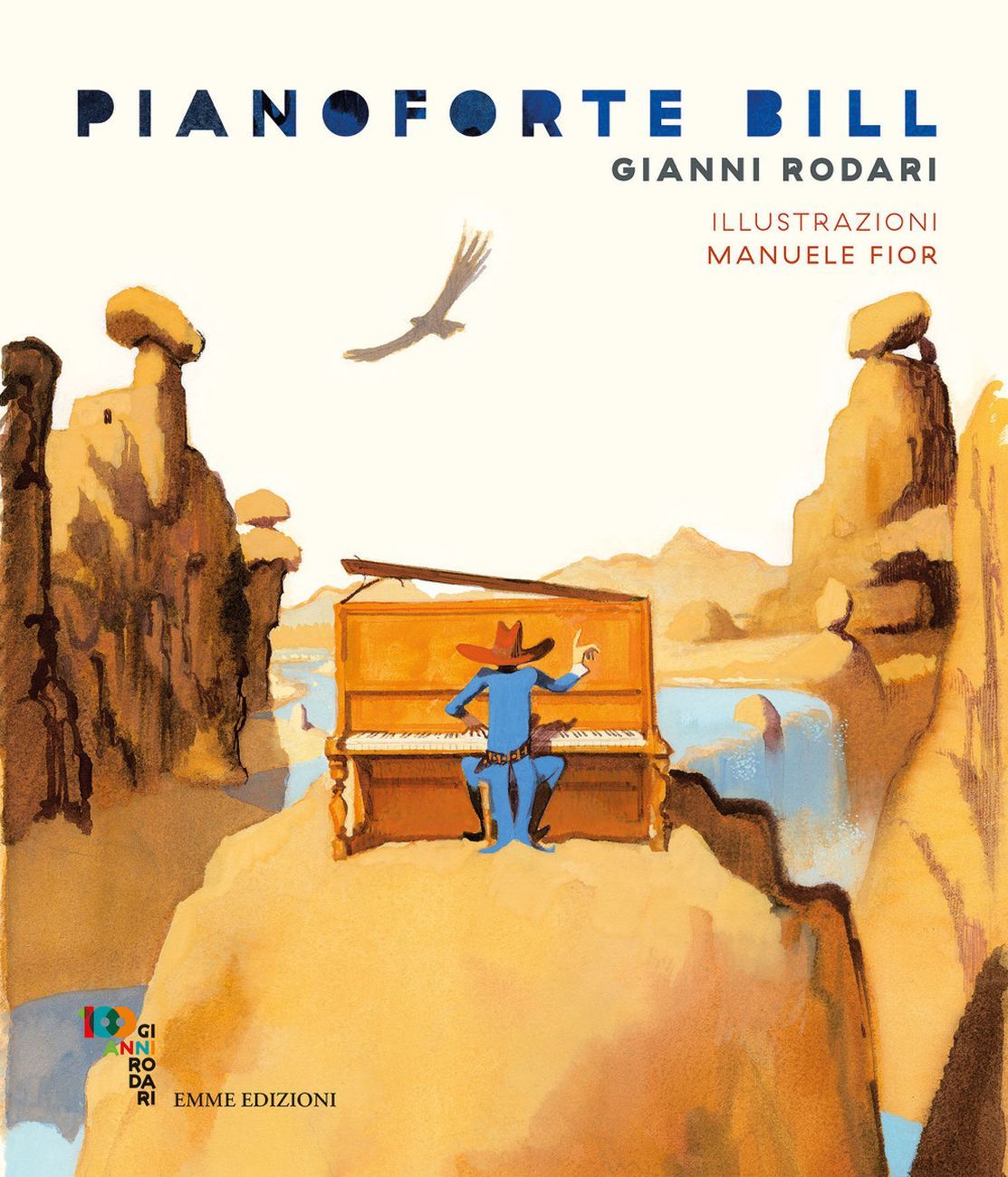 Gianni Rodari & Manuele Fior – Pianoforte Bill (Emme Edizioni, Milano 2020)