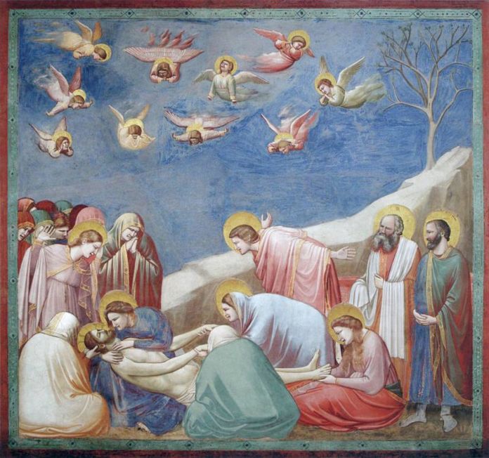 Giotto, Compianto sul Cristo morto, 1303 05 ca. Cappella degli Scrovegni, Padova