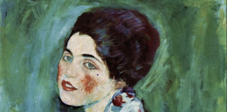 Gustav Klimt, Ritratto di Signora (dettaglio)