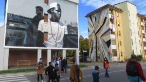 5 anni di Without Frontiers, Lunetta a colori. A Mantova raggiunti i 42 murales: le foto