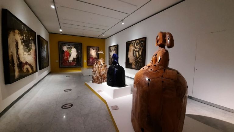 Manolo Valdés. Le forme del tempo. Exhibition view at Palazzo Cipolla, Roma 2020