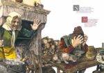 Marco Taddei & Marco Filicio Marinangeli – Il Santo (Tabularasa Edizioni, Roma Carrara 2020). Una tavola tratta dal libro