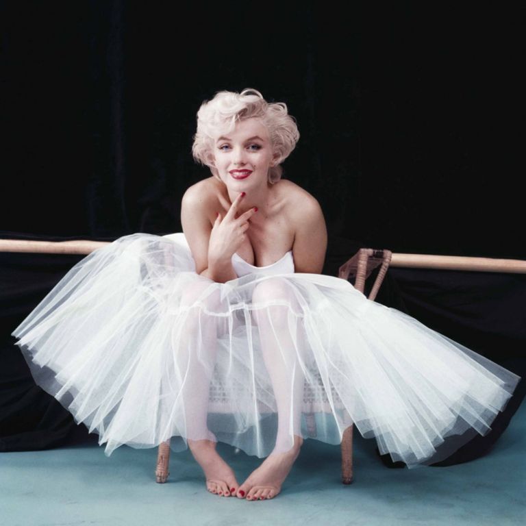 Milton H. Green, Marilyn Monroe con abito da ballerina di Anne Klein, ottobre 1954 © Iconic Images