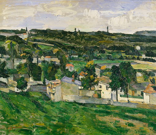 Paul Cézanne, Vista di Auvers-sur-Oise