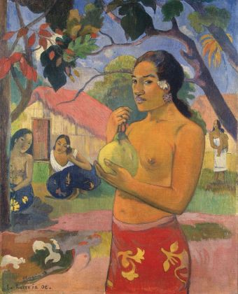 Paul Gauguin, Donna che tiene un frutto, 1893. Museo di Stato Ermitage, San Pietroburgo