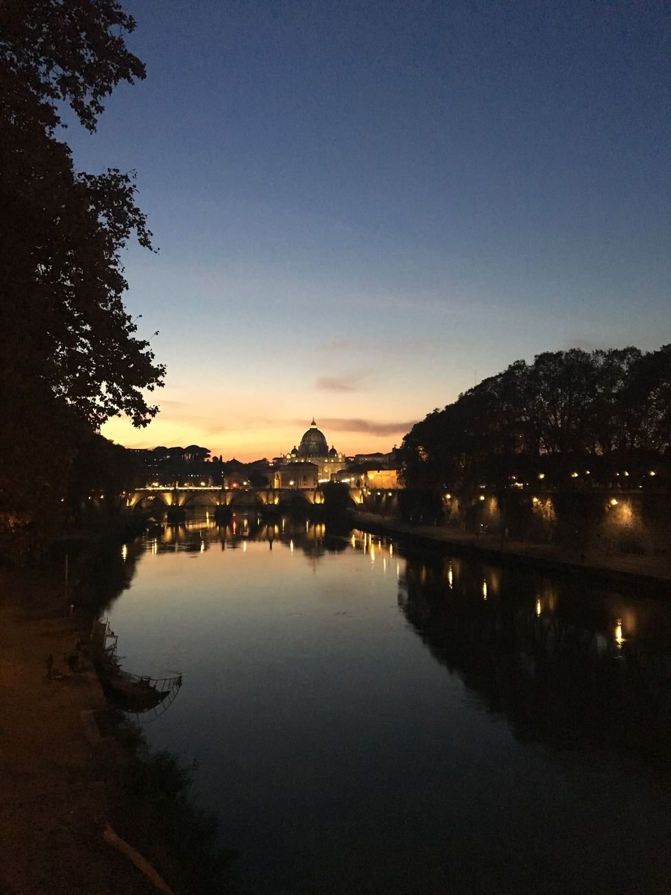 Ponte Sant'Angelo e Lungotevere Tor di Nona, Roma