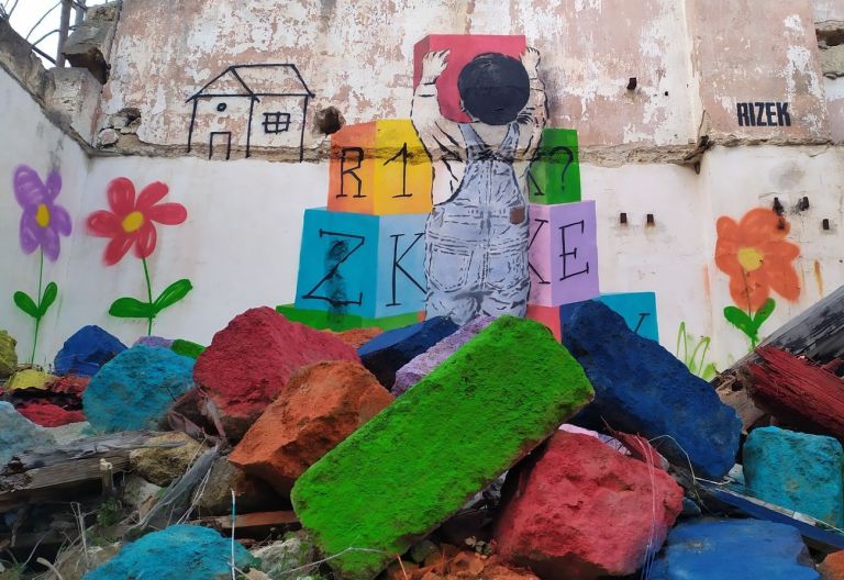 Rizek, Brick by Brick, ex Distilleria, Barletta, 2019