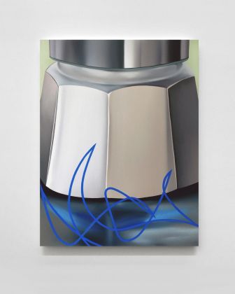 Stefano Perrone, Moka su metano, 2020, oil on canvas, 60x47 cm