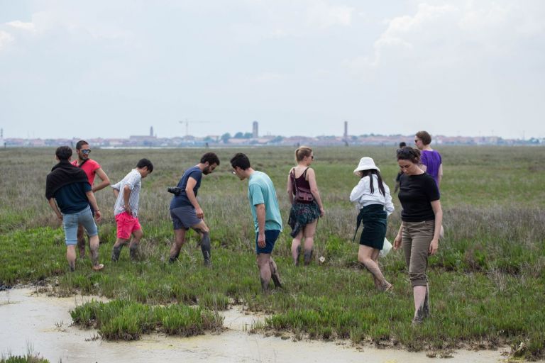 Swamp Radio, Exploration of Slimy Cultures with Sam Auinger, 2018 © Swamp School. Photo Norbert Tukaj