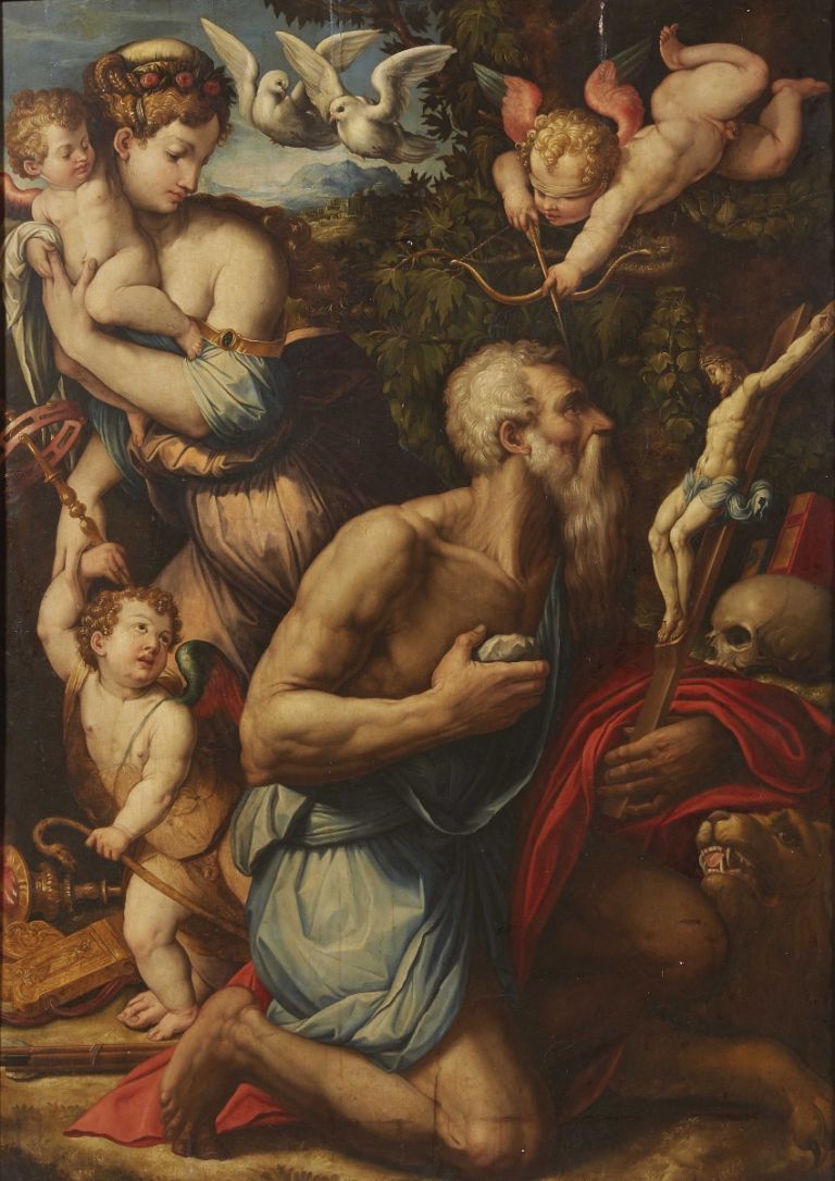 Vasari, Le tentazioni di San Girolamo