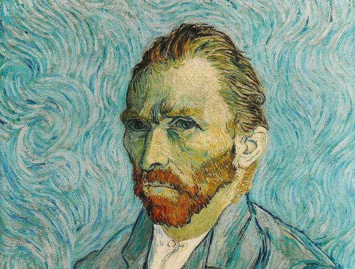 Vincent van Gogh, Autoritratto, 1889 (dettaglio) - Parigi, Musée d'Orsay