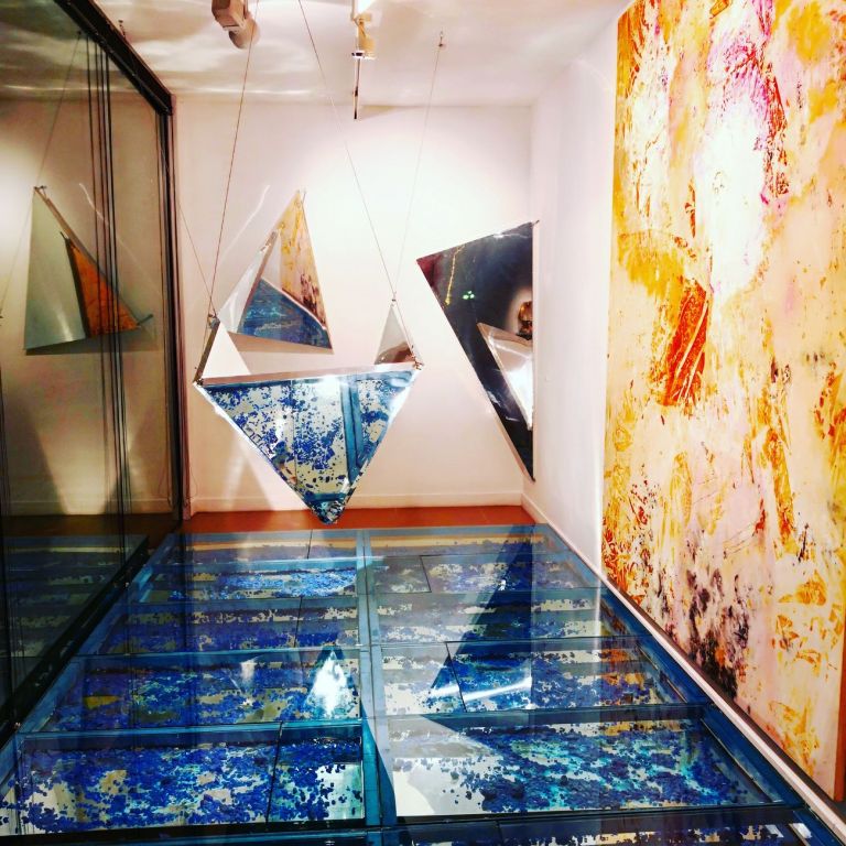 Vincenzo Pennacchi, Oltremare, 2020. Installatione view at Galleria Romberg, Latina 2020
