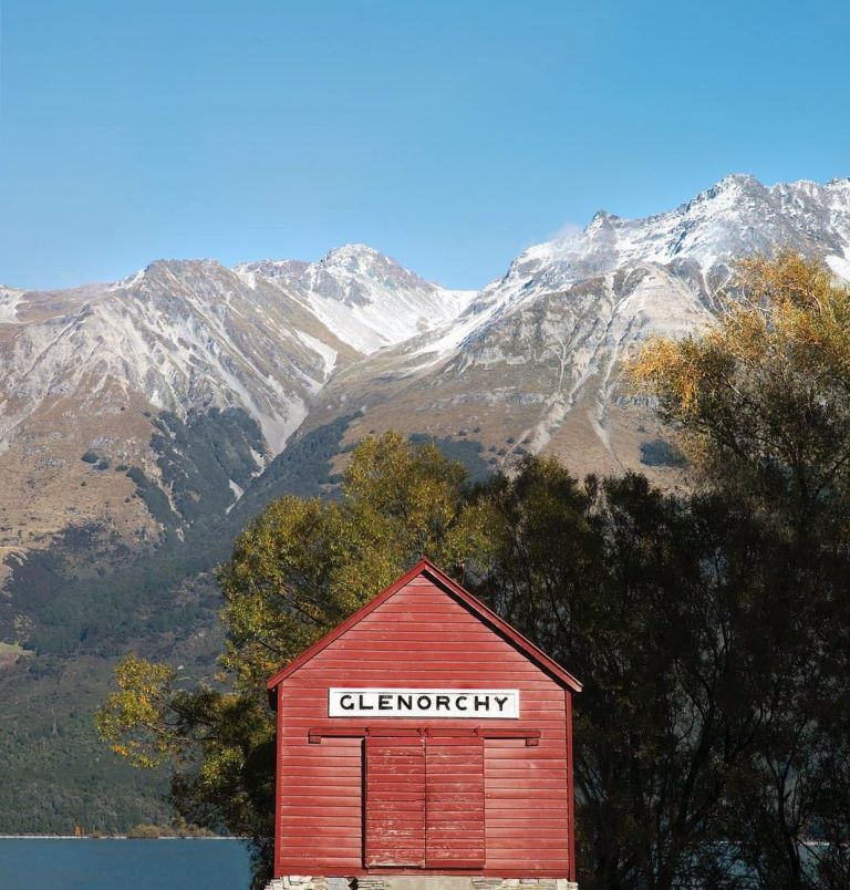 Wharf Shed, Glenorchy, South Island, New Zealand, 1885 ca. Photo credit Frida Berg. Courtesy Accidentally Wes Anderson