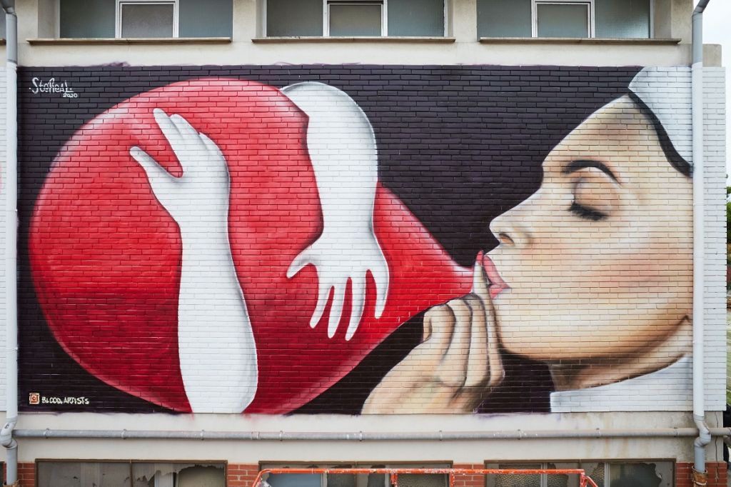 In Sardegna un progetto di street art per sensibilizzare sulla donazione di sangue
