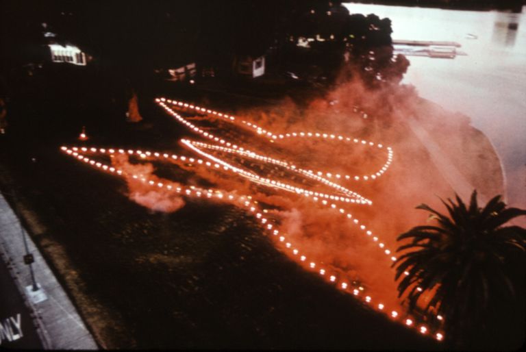 Judy Chicago Butterfly for Oakland B © Judy Chicago/Artists Rights Society (ARS), New York Photo courtesy of Through the Flower Archives and Paul Chadbourne Mills Archives of California Art, Oakland Museum of California Courtesy of the artist; Salon 94, New York; and Jessica Silverman Gallery, San Francisco