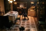 Set del film "Natale in casa Cupiello" di Edoardo de Angelis. Marina Confalone @Gianni Fiorito Nella foto Marina
