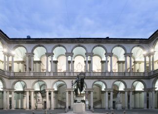 Accademia di Belle Arti di Brera, Cortile d'Onore, Milano. Photo Cosmo Laera. Courtesy Accademia di Brera