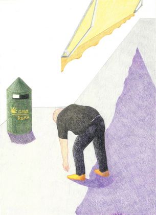 Alessandra Giacinti, Ama, 2018, colouring pencil on paper, 33x24 cm