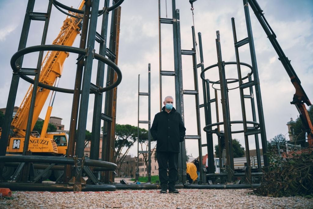 Fuoco al Circo Massimo. L’installazione di Alfredo Pirri per il Capodanno di Roma