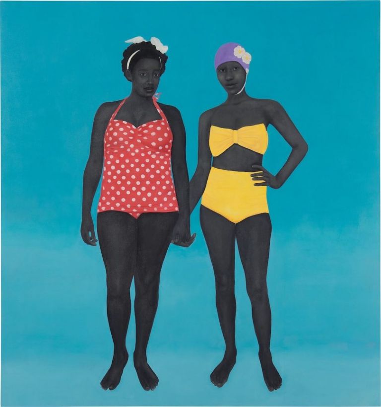 Amy Sherald, The Bathers, 2015. Courtesy Phillips