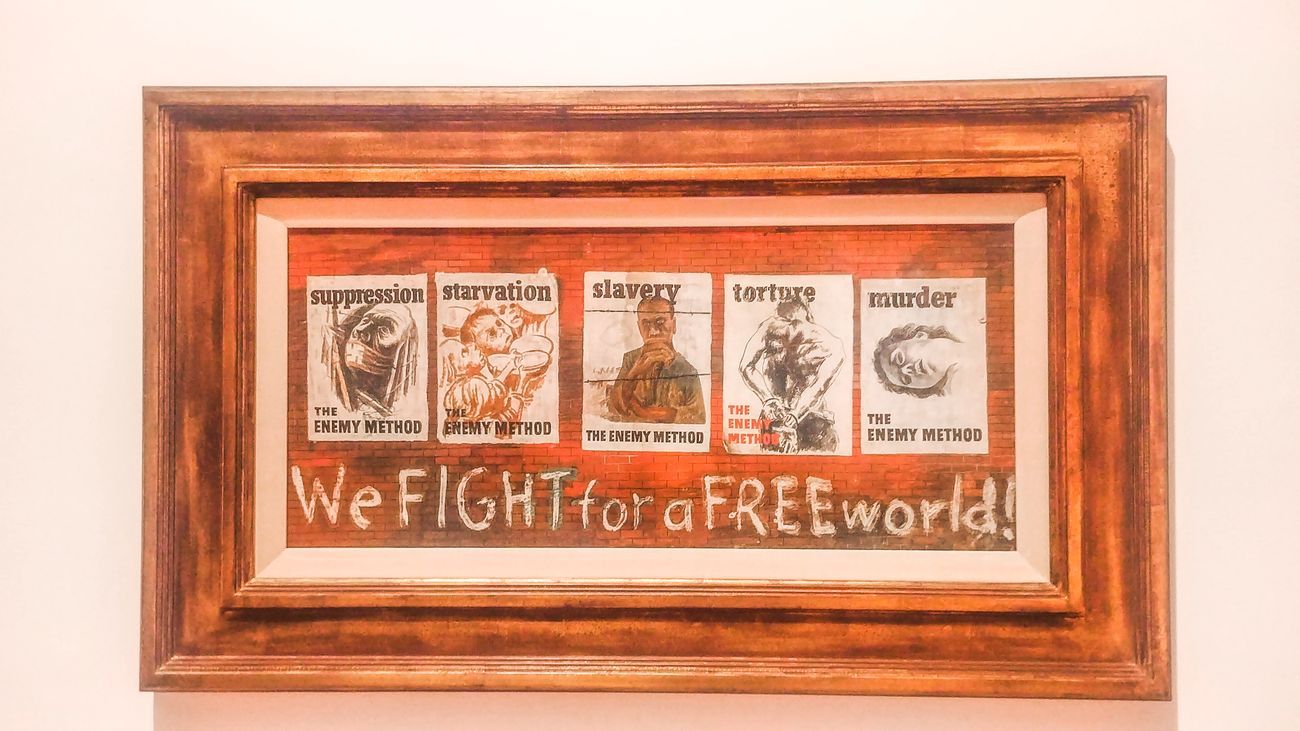 Ben Shahn, We Fight for a Free World!, 1942 ca.. Photo Maurita Cardone