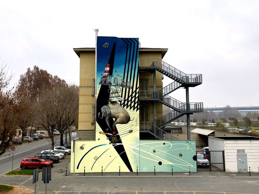 Street Art chiama ambiente. I due nuovi interventi di Corn79 e Mrfijodor a Torino
