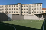 Cortile ricreativo con campo da calcio_Casa Circondariale San Vittore