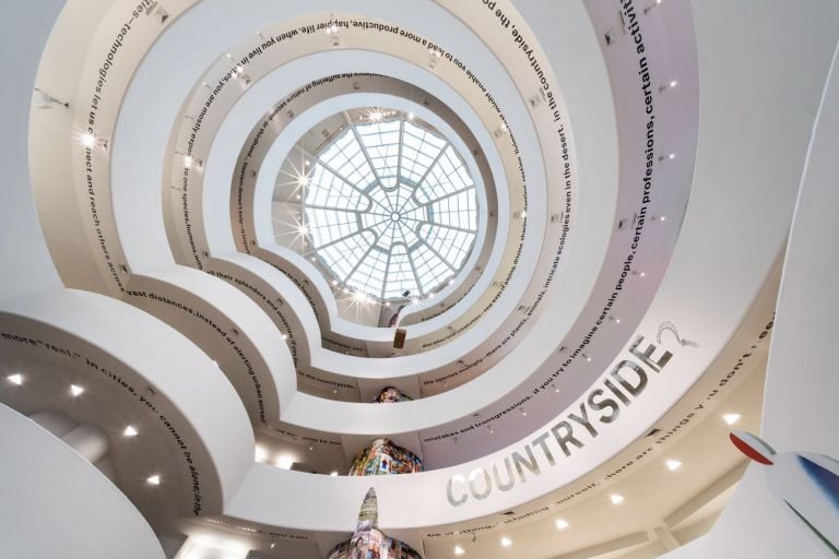 Countryside, The Future. Installation view at Solomon R. Guggenheim Museum, New York 2020. Photo David Heald © Solomon R. Guggenheim Foundation