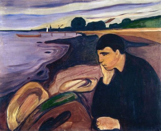 Edvard Munch, Malinconia, 1894-96. Collezione Rasmus Meyer, Bergen