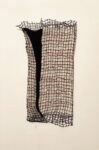 Federica Patera, Levenah 3, 2020, lana, gesso, stampa a caldo su cotone, cm 80x50x3