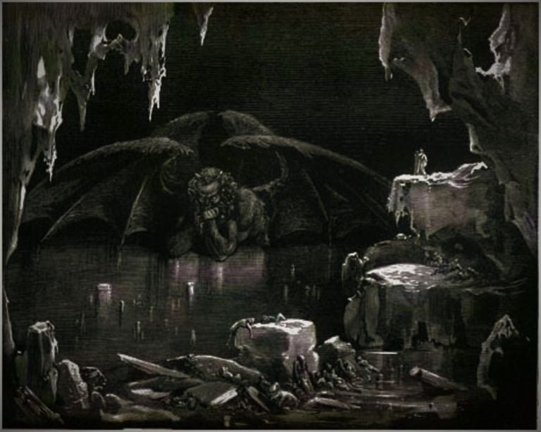 Fig. 4 Gustave Doré, Raffigurazione di Lucifero, 1860 64
