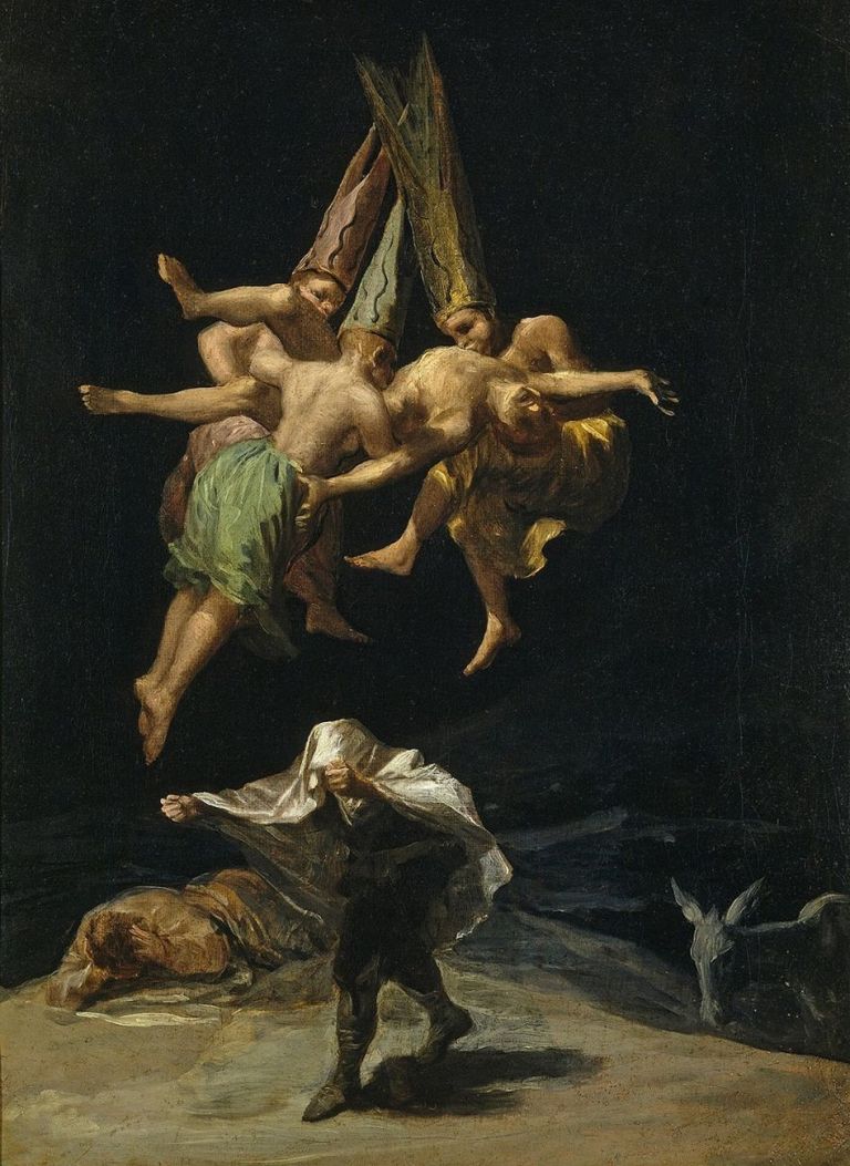 Francisco Goya, Il volo delle streghe, 1797. Museo Nacional del Prado, Madrid