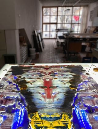 Gerhard Richter, Tholey Windows, Making of. Photos © Gustav van Treeck GmbH Gerhard Richter 2020