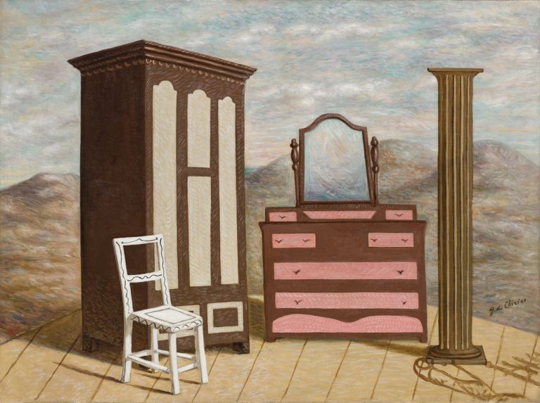 Giorgio de Chirico, Mobili nella Valle (1928) Courtesy Sotheby's