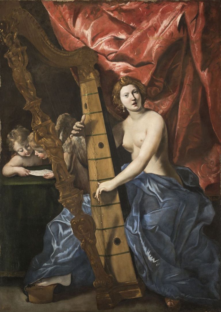 Giovanni Lanfranco, Venere che suona l'arpa, 1630. Gallerie Nazionali di Arte Antica - Palazzo Barberini, Roma
